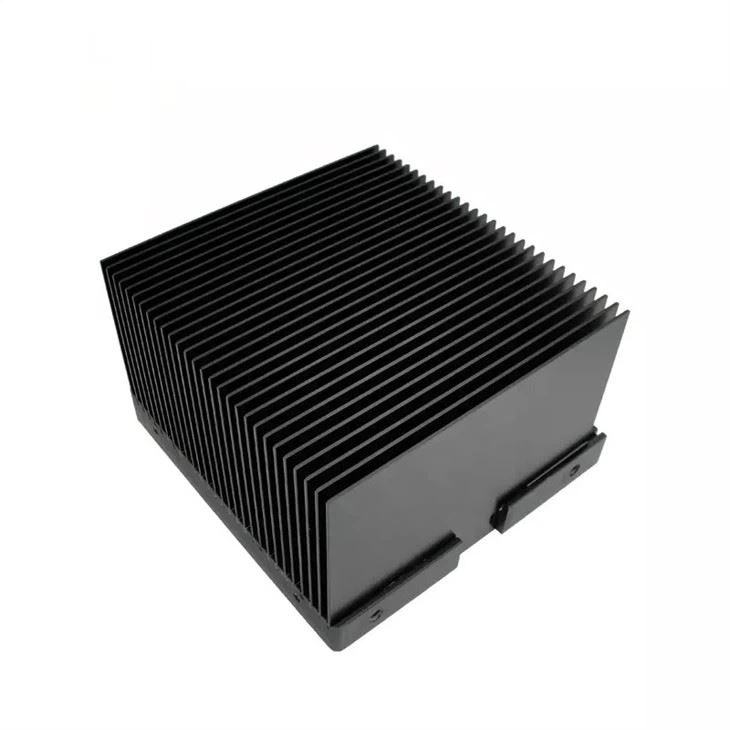 Aluminum Bonded Fin Heat Sink With Copper Plate