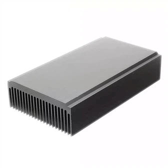 Anodizatsiya bilan alyuminiy issiqlik qabul qiluvchi ekstruziya korpusi