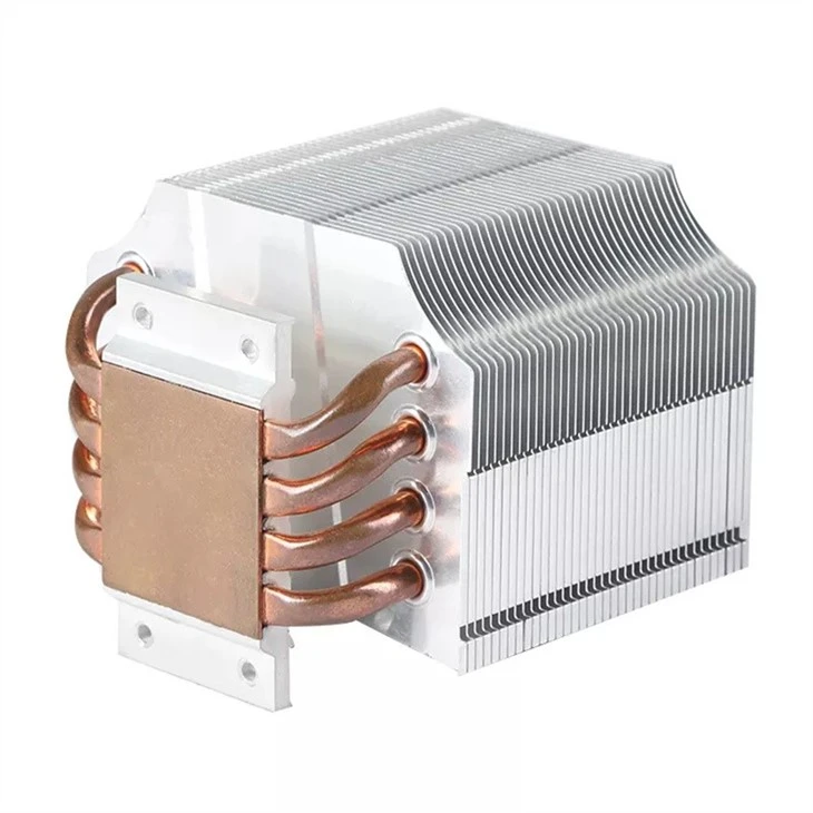 Aluminum Fin Heat Pipe CPU Heat Sink